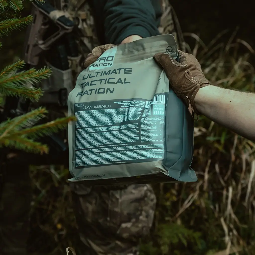 Ration MRE (Meal ready to Eat) Ultimate Tactical de Pro Ration pour l'évacuation.