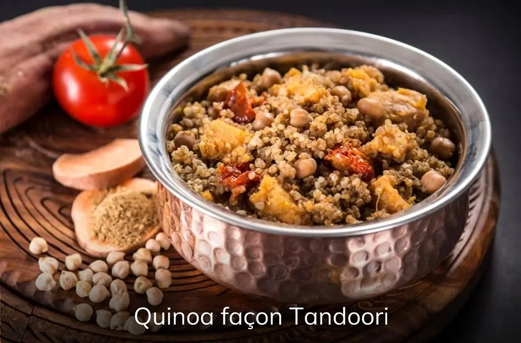 Plat cuisiné PRO-RATION : quinoa façon Tandoori.