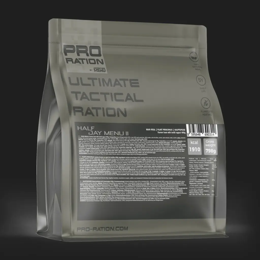 Ration MRE 12 h Ultimate tactical Half Day PRO-RATION - Menu II.