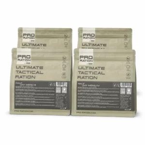 Kit ration MRE 12 h | 4 rations autochauffantes PRO-RATION