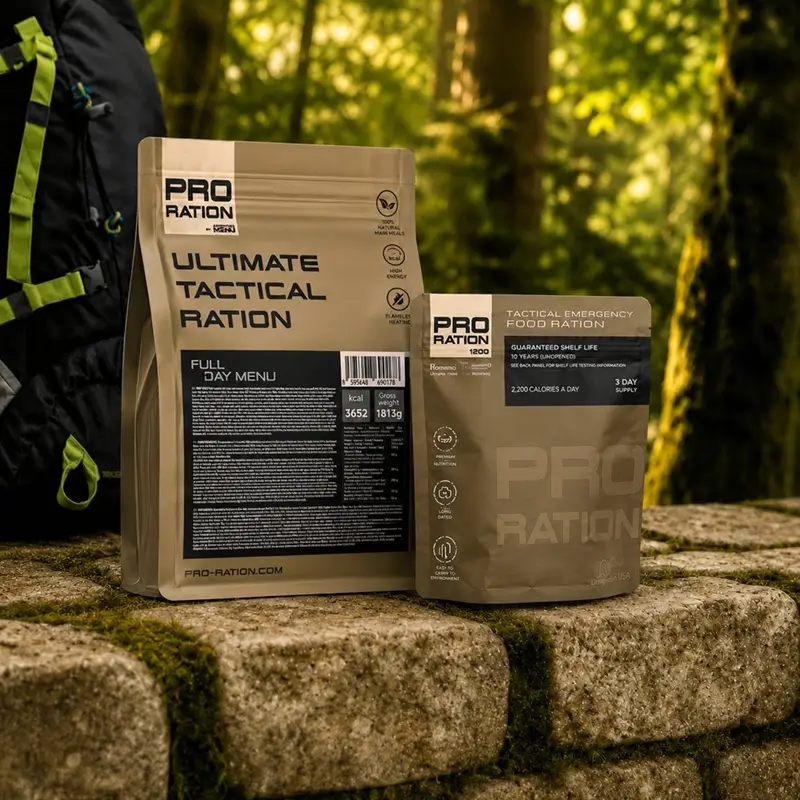 Rations alimentaires autochauffantes et longue conservation PRO-RATION.